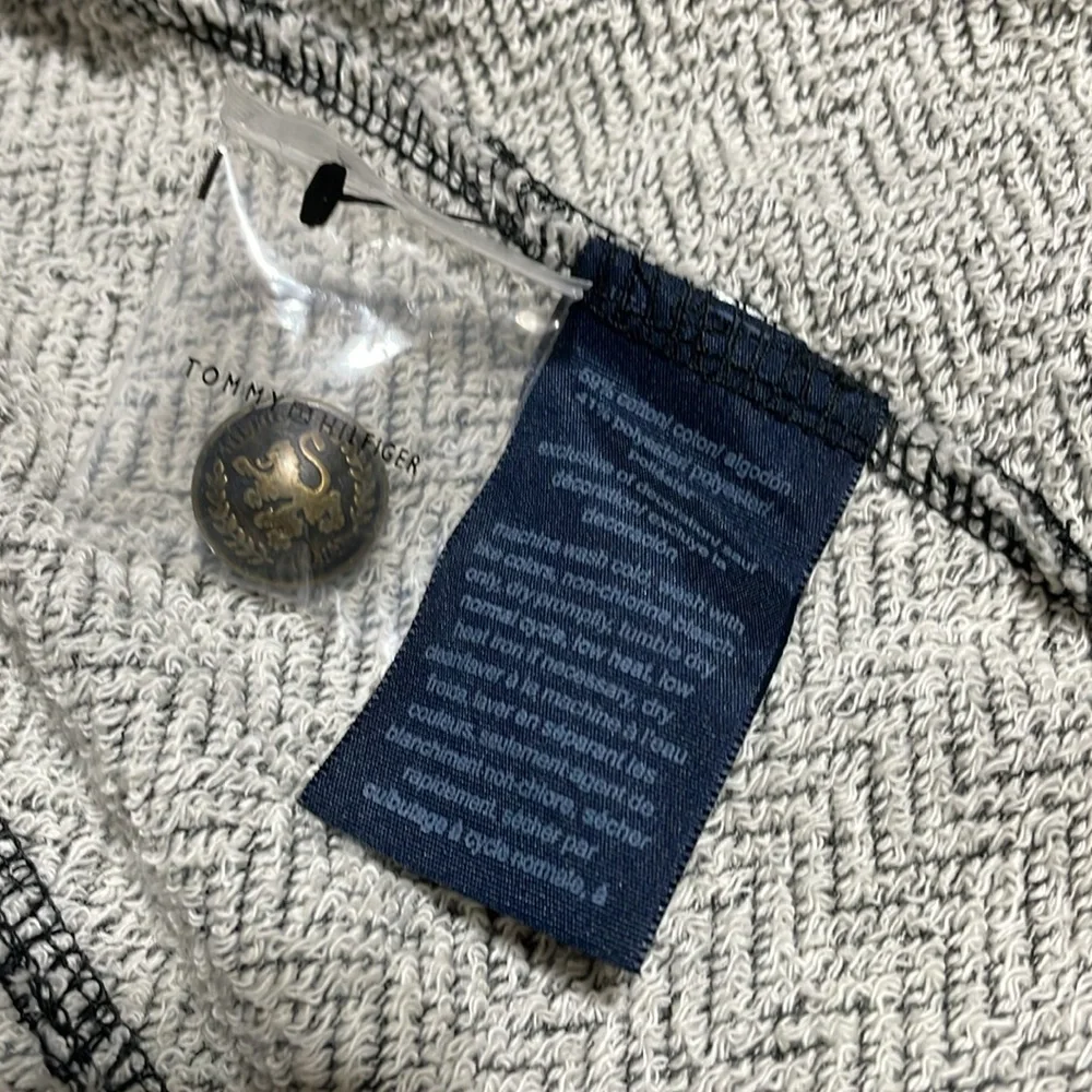 Tommy Hilfiger Military Style Jacket Black/Grey-xs-#0085 - Picture 7 of 10